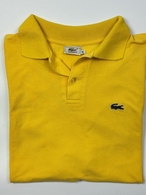 Lacoste Polo Shirt yellow used, size XL