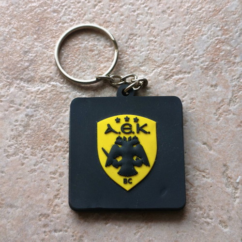 AEK Basketball FILA keychain like new, official rubber