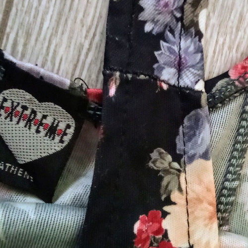 Extreme mini dress like new, size S, multicolor