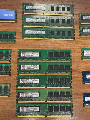 Ram memory modules like new, pack of 18, Kingston Hynix Samsung ProMOS