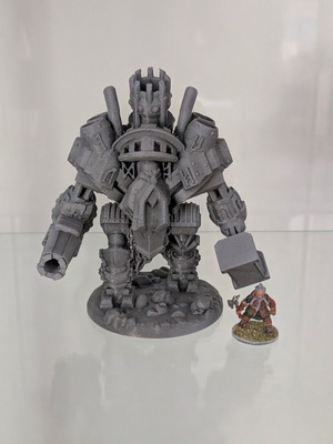 3D printed D&D miniature