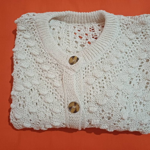 Trendyol knitted cardigan like new, beige, one size