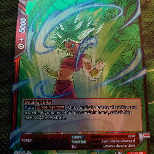 Desperate Odds Kefla Dragonball Super foil card like new