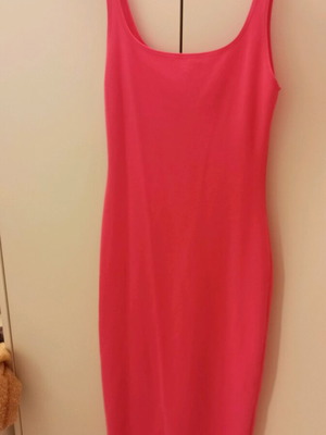Long pink Zara dress like new
