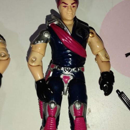 G.I.JOE Tomax & Xamot (v1) 1985 used figures with accessories