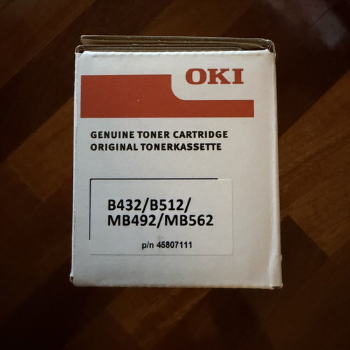 OKI toner cartridge new, model 45807111 for laser printers