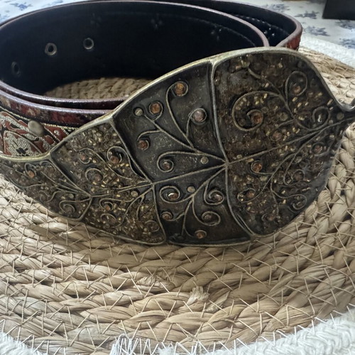 Waist belt new, 1m length and 6cm width, multicolor