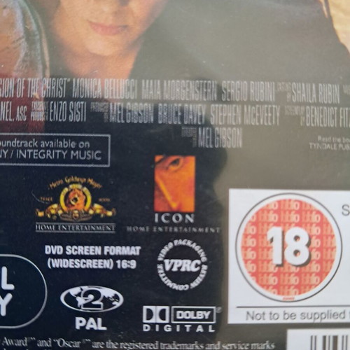 Passion of Christ DVD like new, Mel Gibson 2004, subtitles