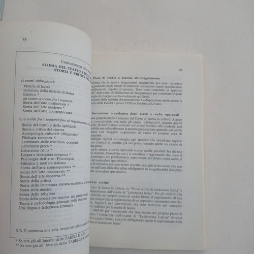 Bollettino Notiziario Faculty of Letters and Philosophy like new, University of Padova