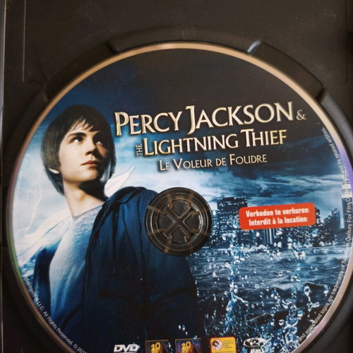 Percy Jackson the Olympians The Lightning Thief DVD used, adventure