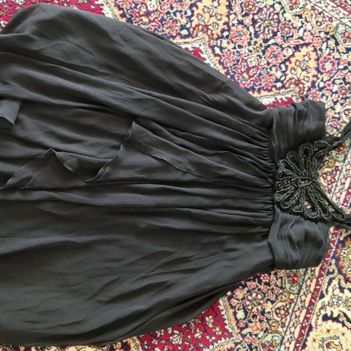 Lipsy London black dress like new, mini with impressive bust and backless design