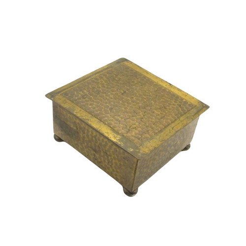 Antique WMF box wooden with brass fittings like new, Art Nouveau