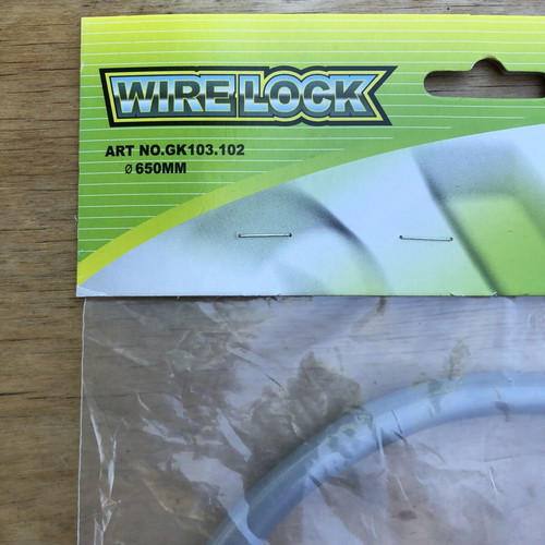 Wirelock Bicycle Lock new with Golden Key, 650mm