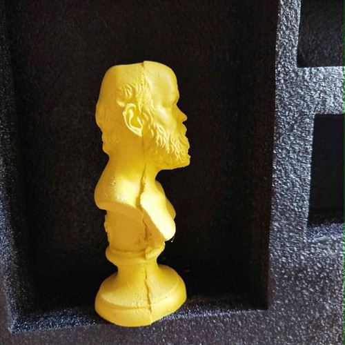 Socrates Philosopher Gypsum Statue 15 cm Height Solid