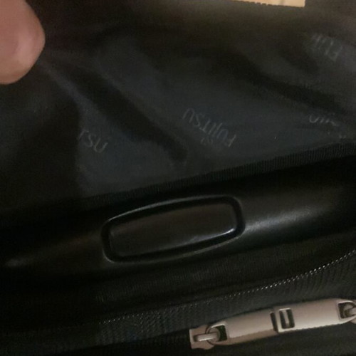 Fujitsu professional bag new with wheels and detachable strap