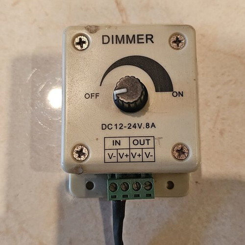 Led installation set used with driver, dimmer and cables