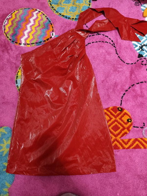 Collectiva Noir dress size M/L like new, red