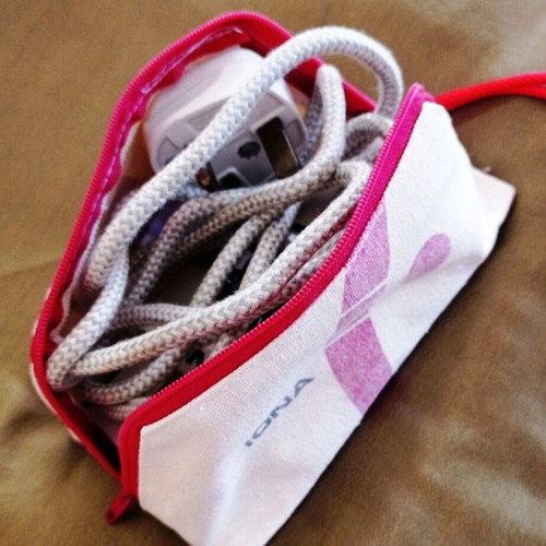 Iona vintage folding travel iron with original case and UK plug