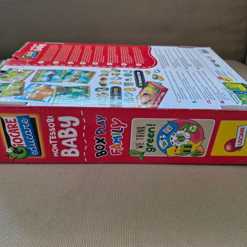 Lisciani Montessori Baby Box Play Family educational toy like new