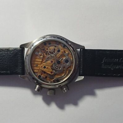 Junkers JU 52 Corrugated Sheet 6216-2 mechanical chronograph used, black