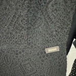 Fornarina jacquard black midi dress like new, XS size