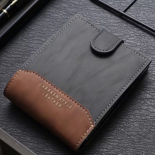 Men's wallet new PU leather with slim design