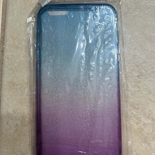 iPhone 6P/6S phone case new with blue and purple gradient