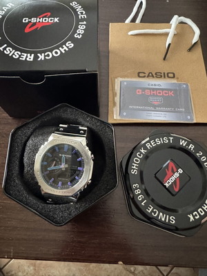 Casio G-Shock ανδρικό ρολόι σαν καινούργιο, ασημί