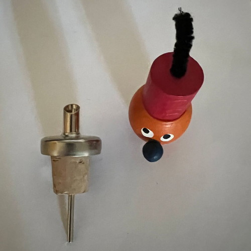 Vintage bottle stopper measuring used