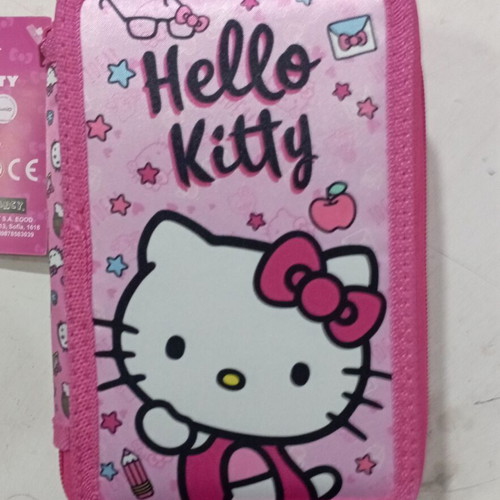 Hello Kitty Triple Zipper Pencil Case new