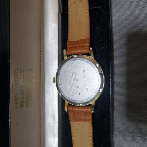 Gant watch used brown and green