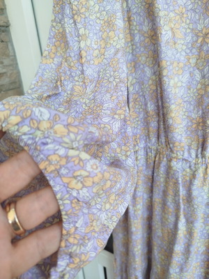 Maxi dress like new, 100% viscose, colorful, size 4XL