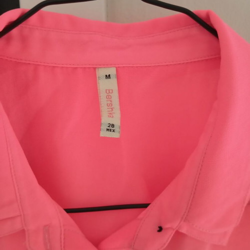 Bershka shirt pink size M like new