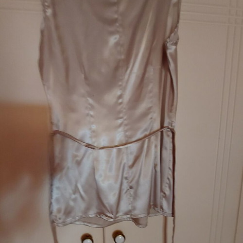 Women's satin blouse beige medium like new