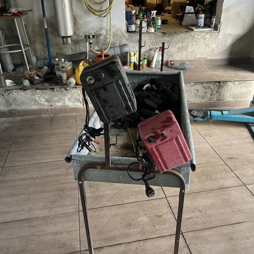 Rotisserie with two motors and two spits, like new
