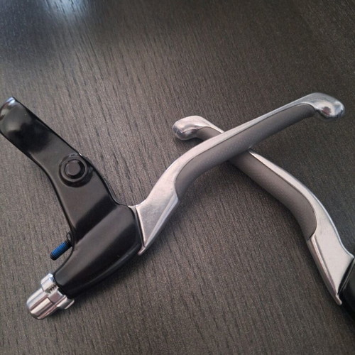 Bicycle levers with rubber new