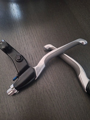 Bicycle levers with rubber new