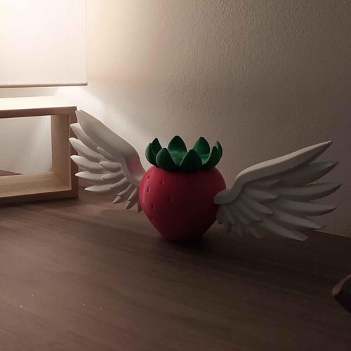Celeste Angel Strawberry 3D printed figure new, decorative 25 cm