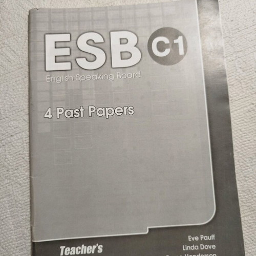ESB C1 English Speaking Board 4 Past Papers in excellent condition