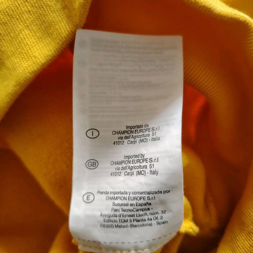 Champion Crewneck Shirt XL used, yellow
