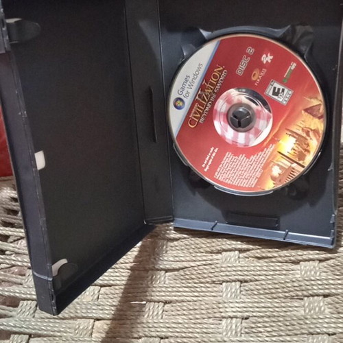 Civilization IV Gold Edition and Beyond the Sword PC game used, 5 discs