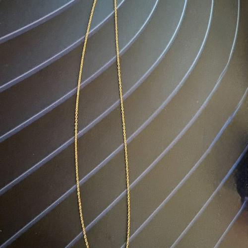 Silver 925 gold-plated chain necklace, 40 cm