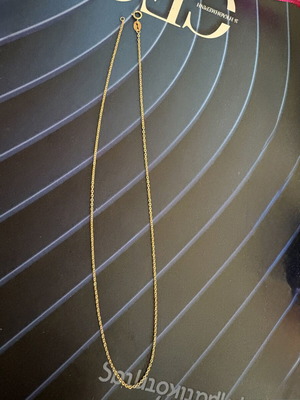 Silver 925 gold-plated chain necklace, 40 cm