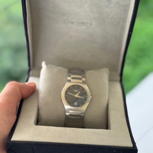 Longines Oposition stainless steel watch like new with sapphire crystal and date