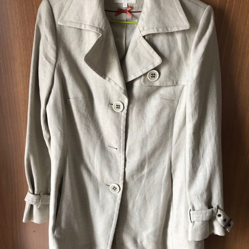 Linen coat Marks and Spencer new, beige, size XL