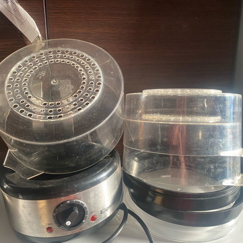 Elgento 3 tier steam cooker used, electric kitchen appliance