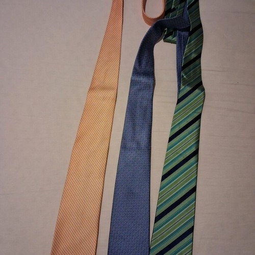Bulgari ties like new, set of 3 pieces