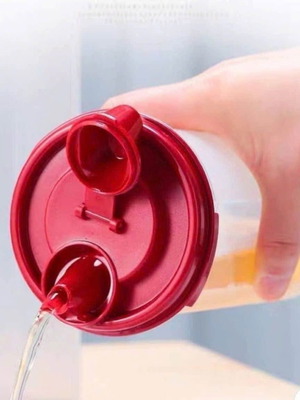 Tupperware ροή λαδιού 890 ml, κόκκινο