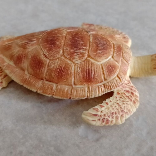 Plastic turtle figures used, set of 5