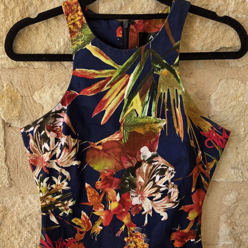 AX Paris Tropical Floral Halterneck Bodycon Dress new, colorful